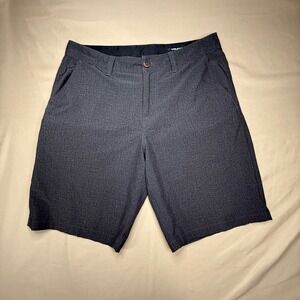 Volcom Mens Hybrid Shorts Size 32 Charcoal Gray Heather Quick Dry Walk Shorts